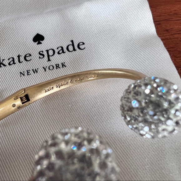 KATE SPADE “Razzle Dazzle” Open Hinged Bangle - Picture 5 of 7
